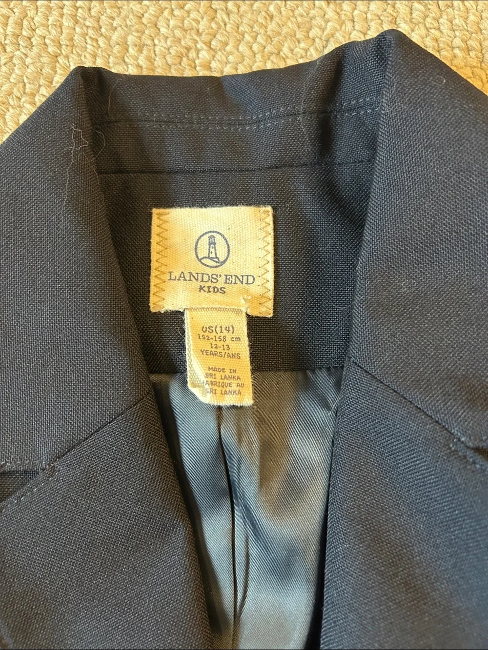Lands End Girls School Uniform Blazer